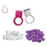 Kit Para Aplicação De Henna Anel Batoque   Batoques Descart