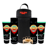 Kit Para Barba Rubra Necessaire Com 2 Shampoo 3x1 2 Balm