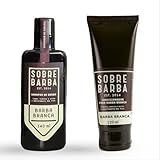 Kit Para Barba Shampoo E Condicionador Barba Branca Sobrebarba