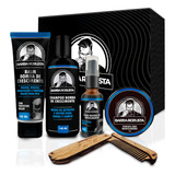 Kit Para Barba  Shampoo  Óleo  Balm  Cera   Pente