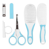 Kit Para Bebe Com Escova Pente Tesoura Cortador De Unha Buba