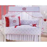 Kit Para Berço Menina Com 9 Peças Bebê Varias Estampas