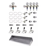 Kit Para Camâra Fria Torneira Belga Italiana 4 Vias Completa