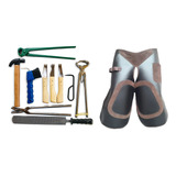 Kit Para Casquear Ferrar Profissional E Calça Ferrador