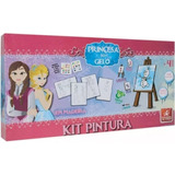 Kit Para Colorir Infantil Frozen Com