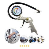 Kit Para Compressor Ar Calibrador Pistola Inflar Encher Pneu