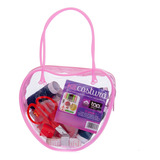 Kit Para Costura Com Agulhas Linhas 12 Itens P Reparo Roupa