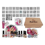 Kit Para Decoração De Unhas Nail Box Apipila L Completa