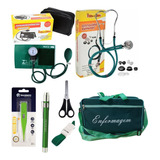 Kit Para Enfermagem Verde Com Aparelho