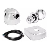 Kit Para Engate Rabicho Tomada Capa Bola Fio 90mm Completo