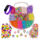 Kit Para Fazer Pulseira Miçangas Infantil