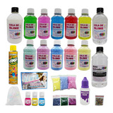 Kit Para Fazer Todo Tipo De Slime Colas Clear Black Friday