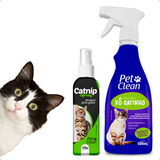 Kit Para Gato Educador Spray Catnip