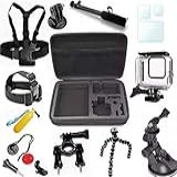 Kit Para Gopro Hero 8 Black Mala Estanque Tripé Película Bike