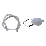 Kit Para Inalador Pulmosonic Com Traqueia E Máscara Adulto