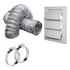 Kit Para Instalação De Coifa Com Grade Móvel   150mm Com 10m