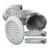 Kit Para Instalação De Coifas C  Grade Ø 150mm E Duto De 03m
