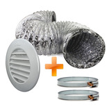 Kit Para Instalação De Coifas C Grade Ø100mm E Duto De 02m