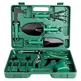 Kit Para Jardinagem Hagra Jardim Jogo Ferramentas Grama Corta Galhos Maleta PáS Poda 10 PeçAs Com Maleta