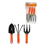 Kit Para Jardinagem Jardim 3 Peças Pá Garfo Ancinho Promoção