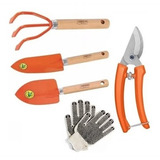 Kit Para Jardinagem Tesoura De Poda Tramontina Com Luva