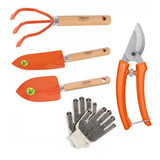 Kit Para Jardinagem Tesoura De Poda Tramontina Com Luva