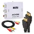 Kit Para Ligar Dvd Na Tv Hdmi / Av Hdmi + Cabo Rca E Hdmi