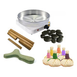 Kit Para Massagens Bivolt Pedras Quentes Bambu Pantala Pinda