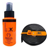 Kit Para Mega Hair Removedor D Cola K 100ml Queratina Fita