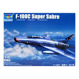 Kit Para Montar F 100c Super Sabre 1 72 Trumpeter