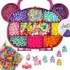 Kit Para Montar Pulseira Com Letras 1 600 Peças Artesanato