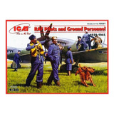Kit Para Montar Raf Pilots & Ground Personnel - 1/48 - Icm