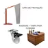 Kit Para Ombrelone Lateral Em Madeira