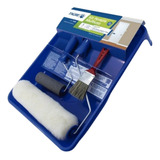 Kit Para Pintura Tigre 5 Peças P Pintar Parede Rolo Pincel