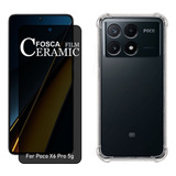 Kit Para Poco X6 Pro 5g | Cerâmica Privativa Fosca | Capa