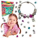 Kit Para Presente Infantil Pulseira Berloques Jóia Miçanga