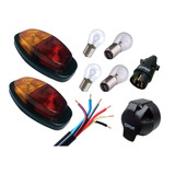 Kit Para Reboque Carretinha Lanterna Chicote Tomada Cabo