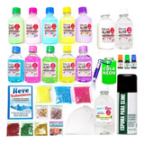 Kit Para Slime Com Colas Azul E Rosa O Mais Barato