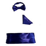 Kit Para Smoking Infantil Faixa gravata Borboleta lenço 