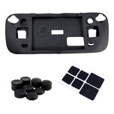 Kit Para Steam Deck Capa Case Protetora 14 Acessórios Grip
