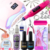 Kit Para Unhas Gel Alongamentos Cabine