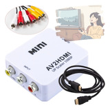 Kit Para Usar Aparelhos Antigos Av Rca Em Televisao Com Hdmi