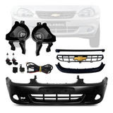 Kit Parachoque Dianteiro Grade E Milhas Corsa Sedan Wind 96