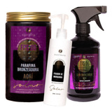 Kit Parafina Bronzeadora Açaí Óleo Fixador Duotrato