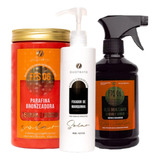 Kit Parafina Cenoura Urucum Oleo Fixador Duotrato Bronze
