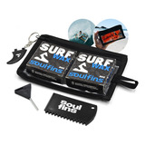 Kit Parafina Surf Wax 80g Chave Raspador Chaveiro