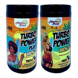 Kit Parafina Turbo Power Bronze Pele Morena E Clara 930g