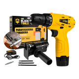Kit Parafusadeira 10mm 12v Adaptador Mini Serra Tico Tico