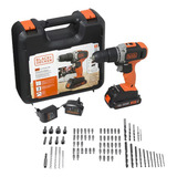 Kit Parafusadeira 20v Black decker Completo C 80 Acessórios