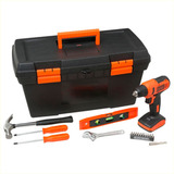 Kit Parafusadeira furadeira 12v C 18 Acessórios Black decker